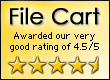 File cart 4 out of 5 star award